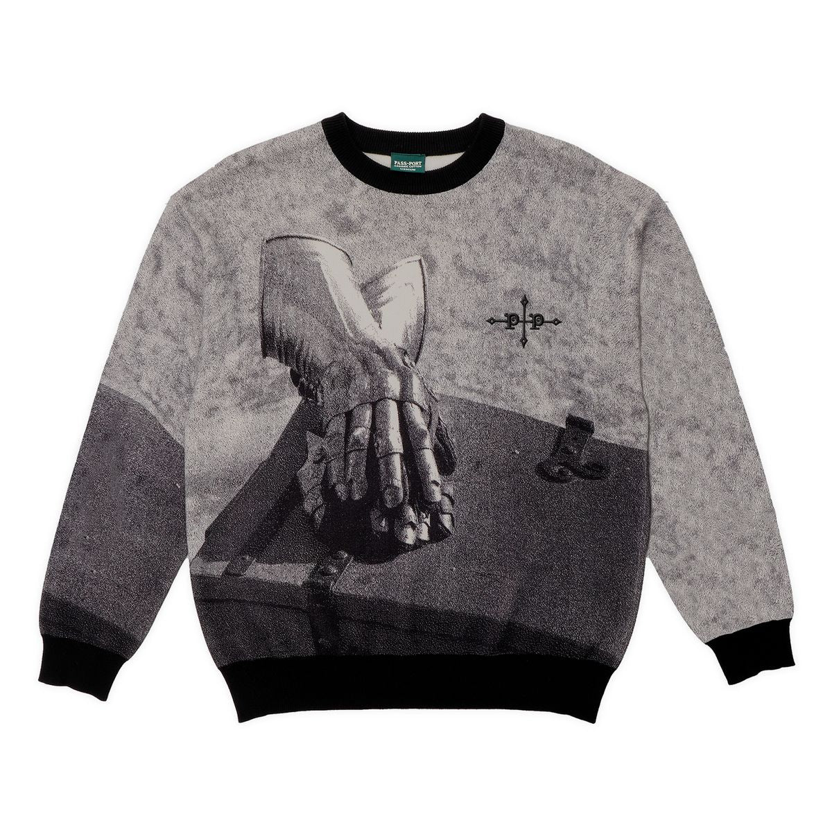 Pass~Port Gauntlets Knit Sweater - Black