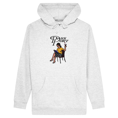 Pass~Port Minimal Output Hoodie - White Marle
