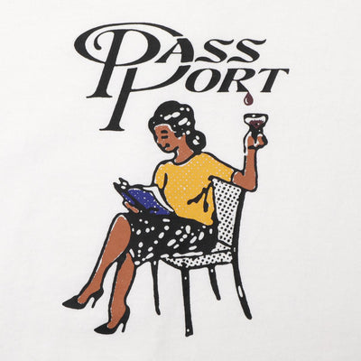Pass~Port Minimal Output Tee - White Marle