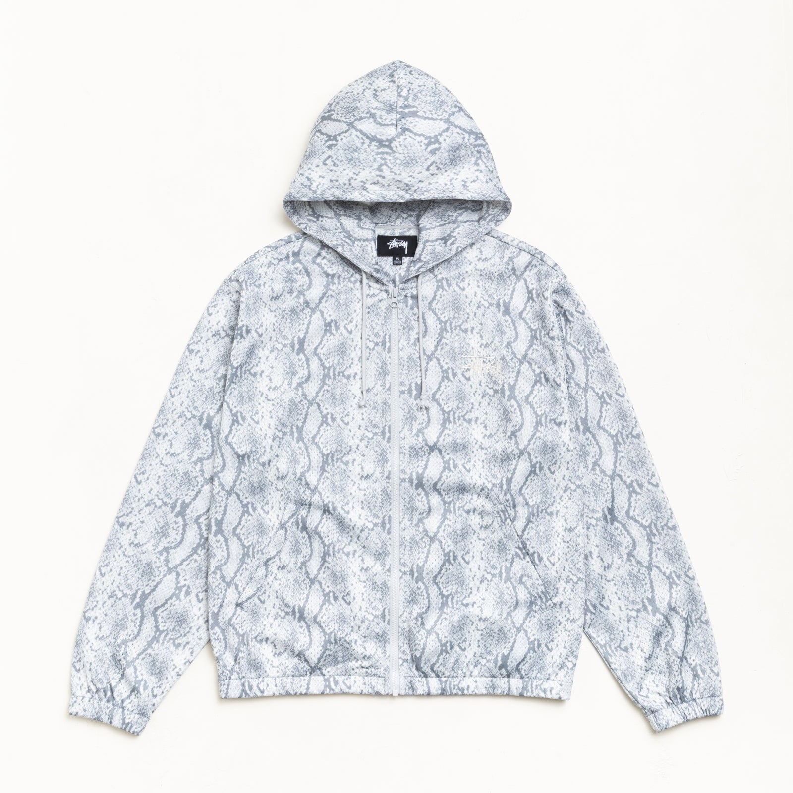 Stussy Athletic Mesh Zip Hood - Snake