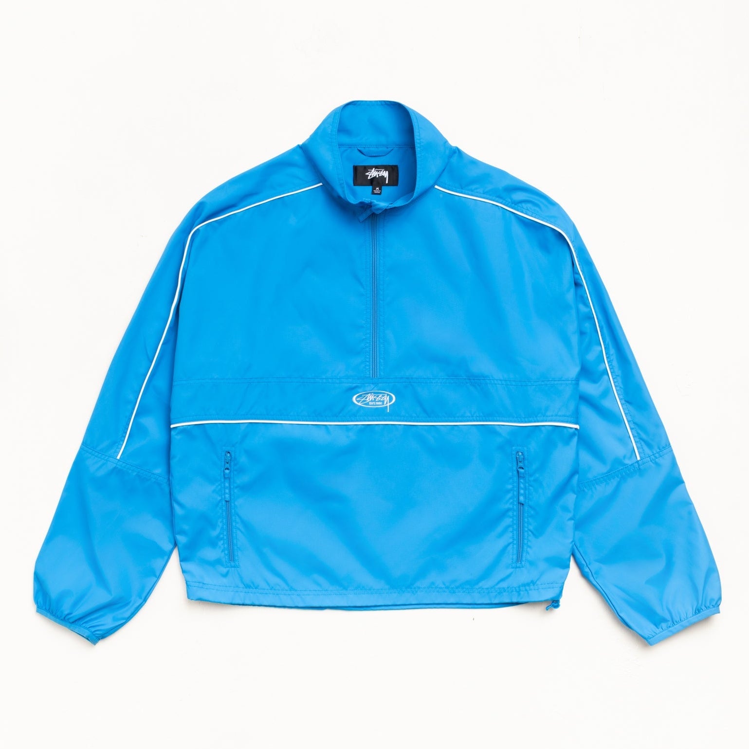 Stussy Lightweight Pullover Jacket - Blue