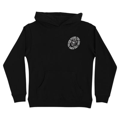 Santa Cruz X Pokemon TCG Hand Hooded Sweatshirt - YOUTH - Black