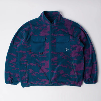 Parra Purple Darwin Camo Fleece - Blue