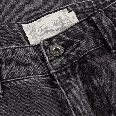 Dime Relaxed Denim Pants - Faded Black