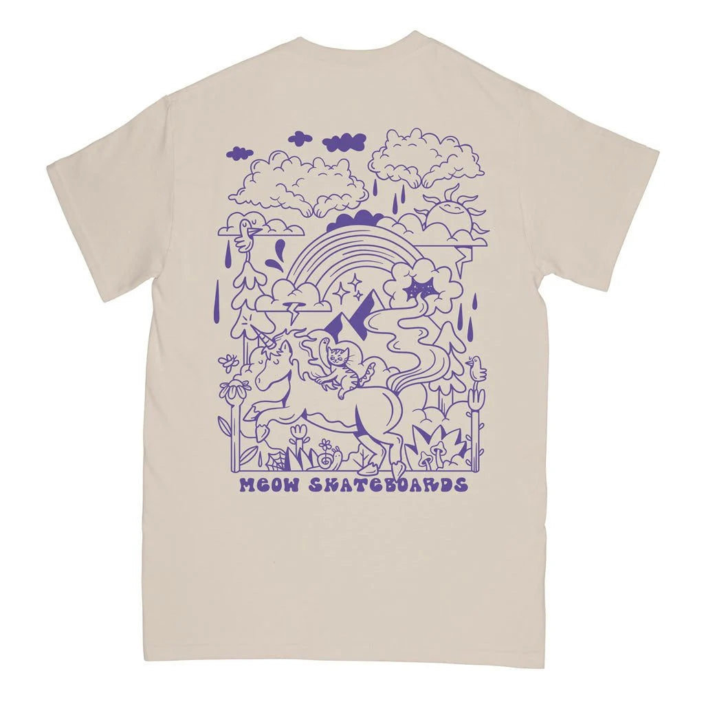 Meow Skateboards Dream Tee Natural