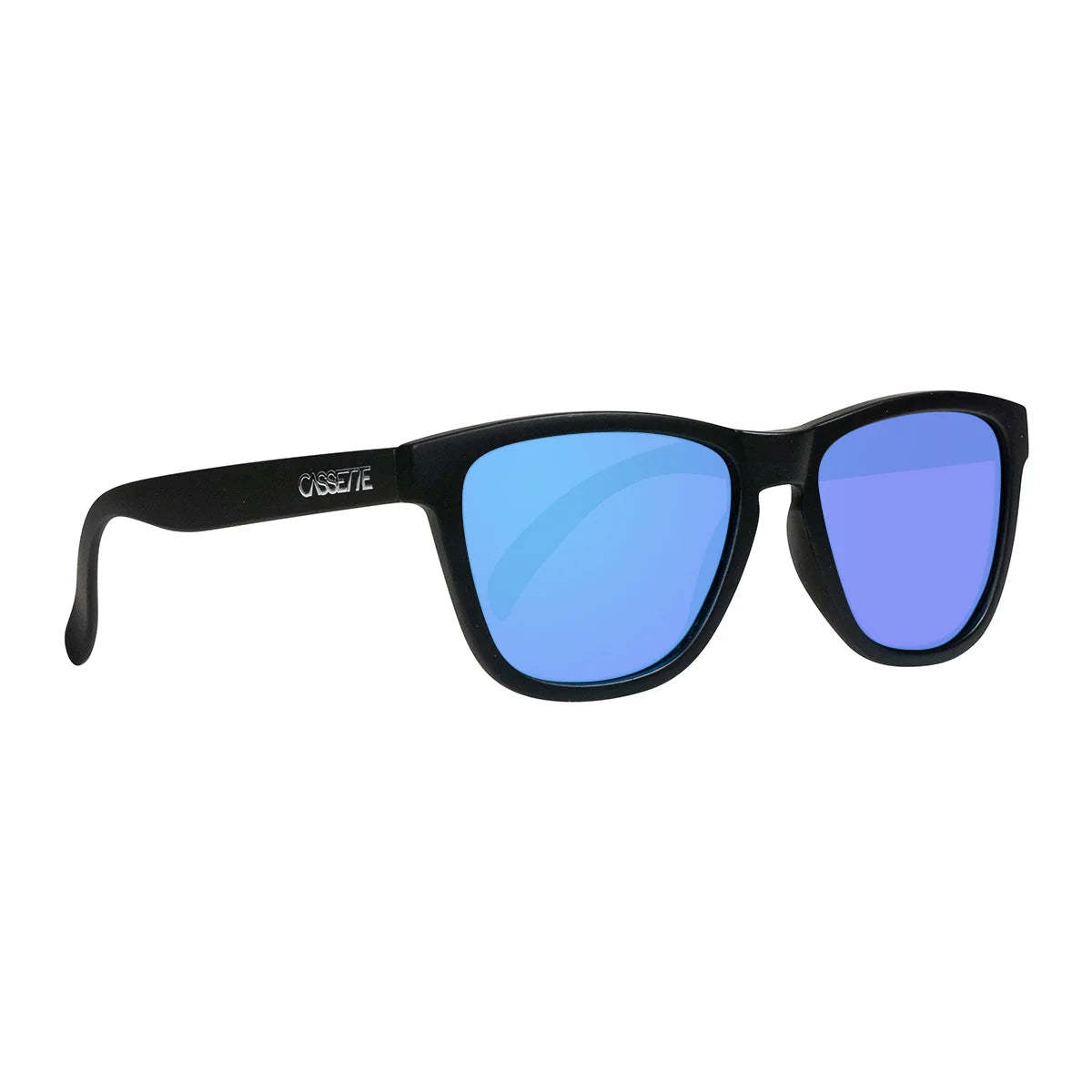 Cassette Optics - Easy Livin' - Matte Black / Polarized Blue Mirror Lens