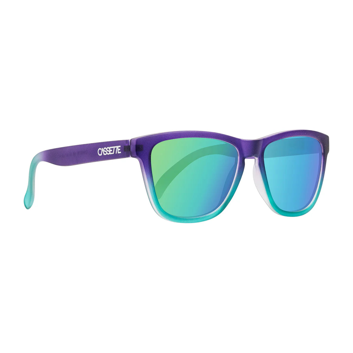 Cassette Optics Easy Livin' - Purple Seafoam Fade / Polarized Green Mirror Lens