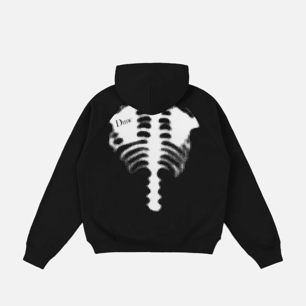 Dime Spinal Zip Hoodie - Black
