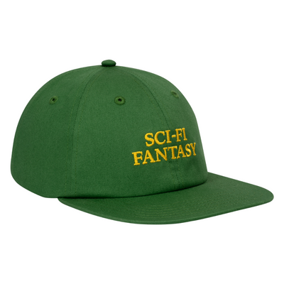 Sci Fi Fantasy Herringbone Logo Hat - Navy/Green