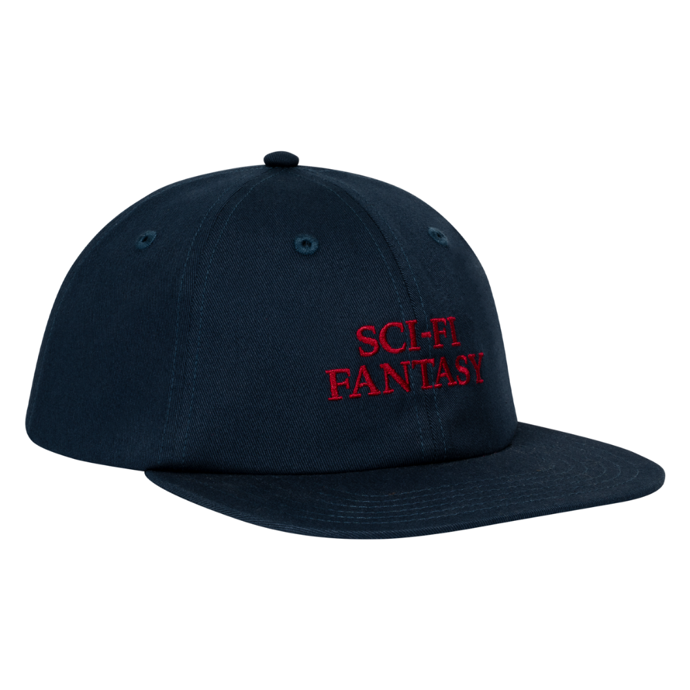 Sci Fi Fantasy Herringbone Logo Hat - Navy/Green