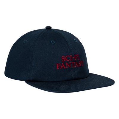 Sci Fi Fantasy Herringbone Logo Hat - Navy/Green