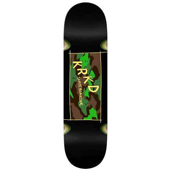 Krooked Team Kamo Black Deck - 8.25