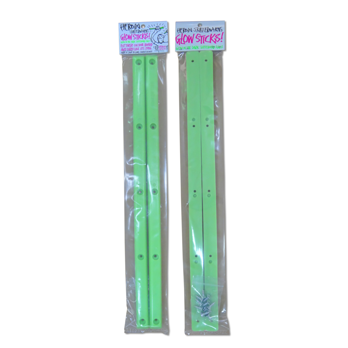 Heroin Glow Sticks Rails