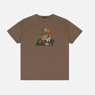 Dime Snackman Dealer T-Shirt - Chocolate