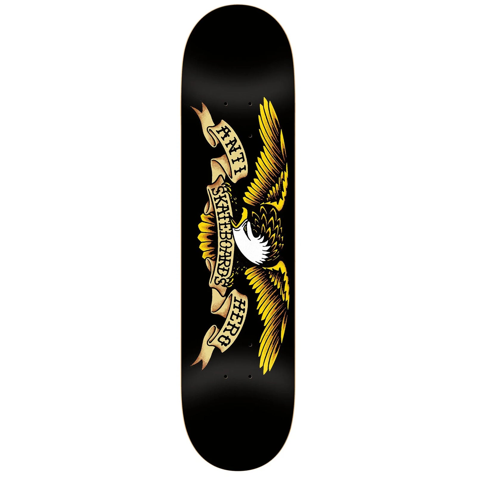 Anti Hero Classic Eagle Black Deck - 8.125