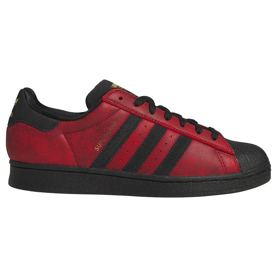 Adidas Superstar ADV - Better Scarlet / Core Black / Gold Metallic