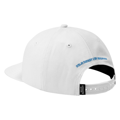 Sci-Fi Fantasy Pegasus Hat - White/Black