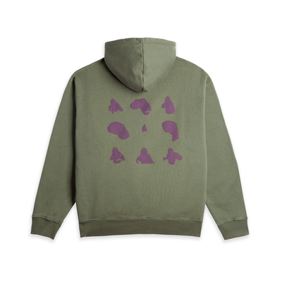 Polar Skate Co Dave Hoodie | Fighting Myself - Army Green