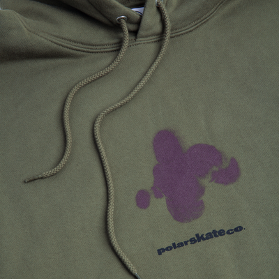 Polar Skate Co Dave Hoodie | Fighting Myself - Army Green
