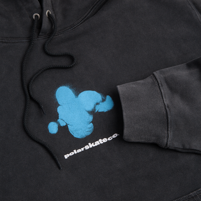 Polar Skate Co Dave Hoodie | Fighting Myself - Silver Black