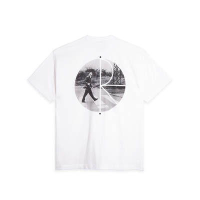 Polar Skate Co Fill Logo Tee | Klez Crossing - White