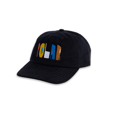 Polar Skate Co James Cap | Cut Logo - Black
