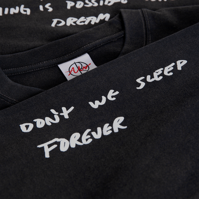Polar Skate Co LS Tee | On Repeat - Silver Black