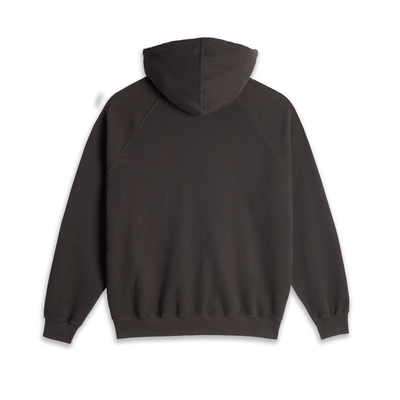Polar Skate Co Waffle Zip Hoodie - Dirty Black