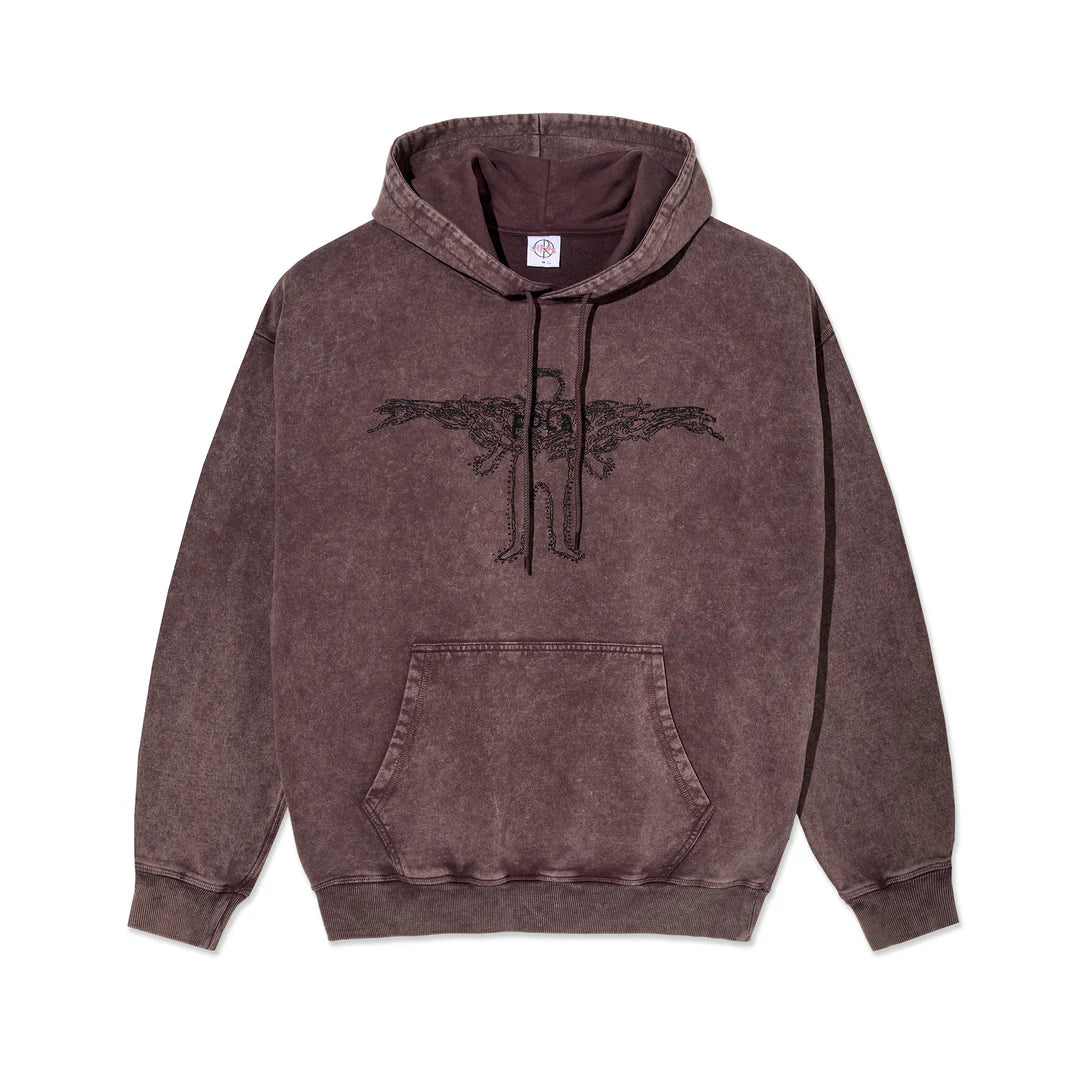 Polar Skate Co Acid Frank Hoodie Soul - Bordeaux