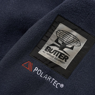 Butter Goods Polartec 1/4 Zip Pullover - Navy