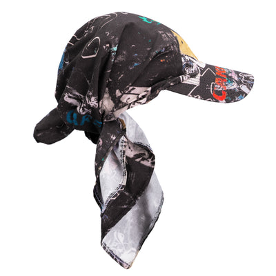 Carpet Rag Tee Bandana Hat - Black