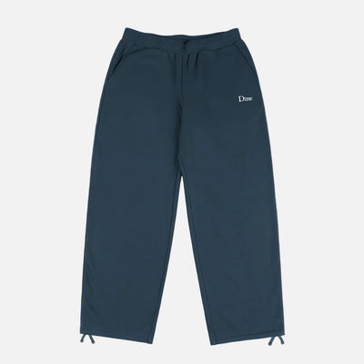 Dime Cursive Small Logo Sweatpants - Navy