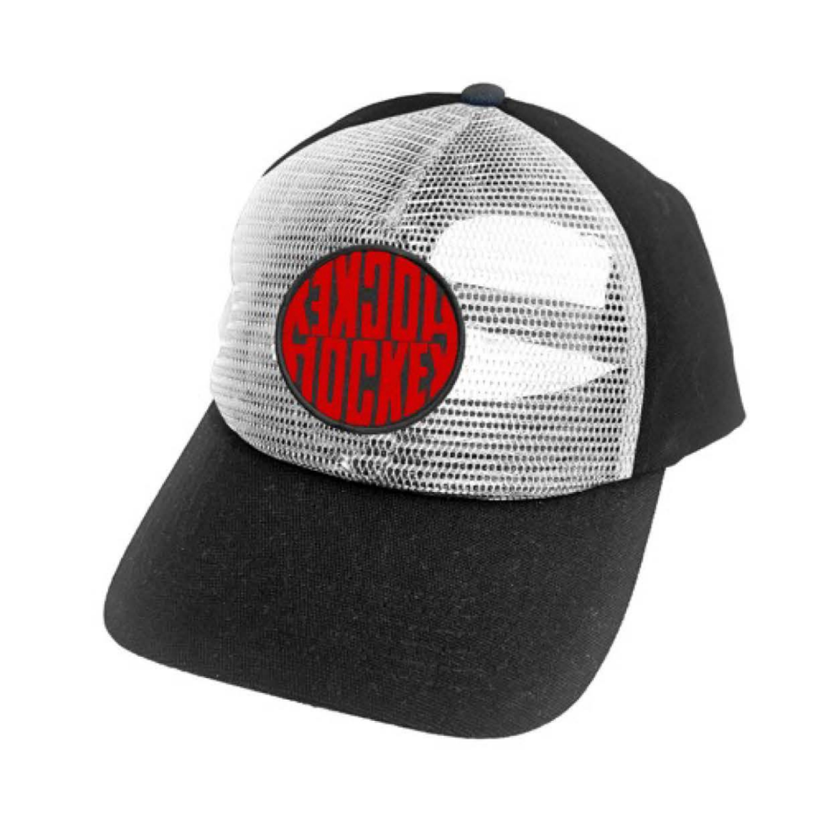 Hockey Sewer Reverse Trucker Hat - Black