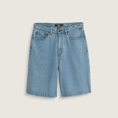 Vans Check-5 Baggy Denim Shorts - Stonewash Blue