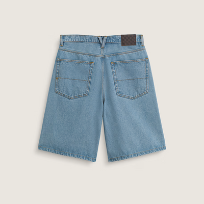 Vans Check-5 Baggy Denim Shorts - Stonewash Blue