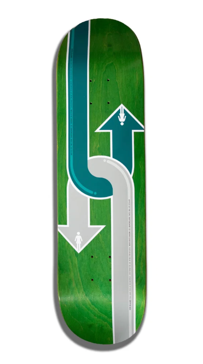 Girl Griffin Gass 'Dual Direction' Deck - 8 /8.25"