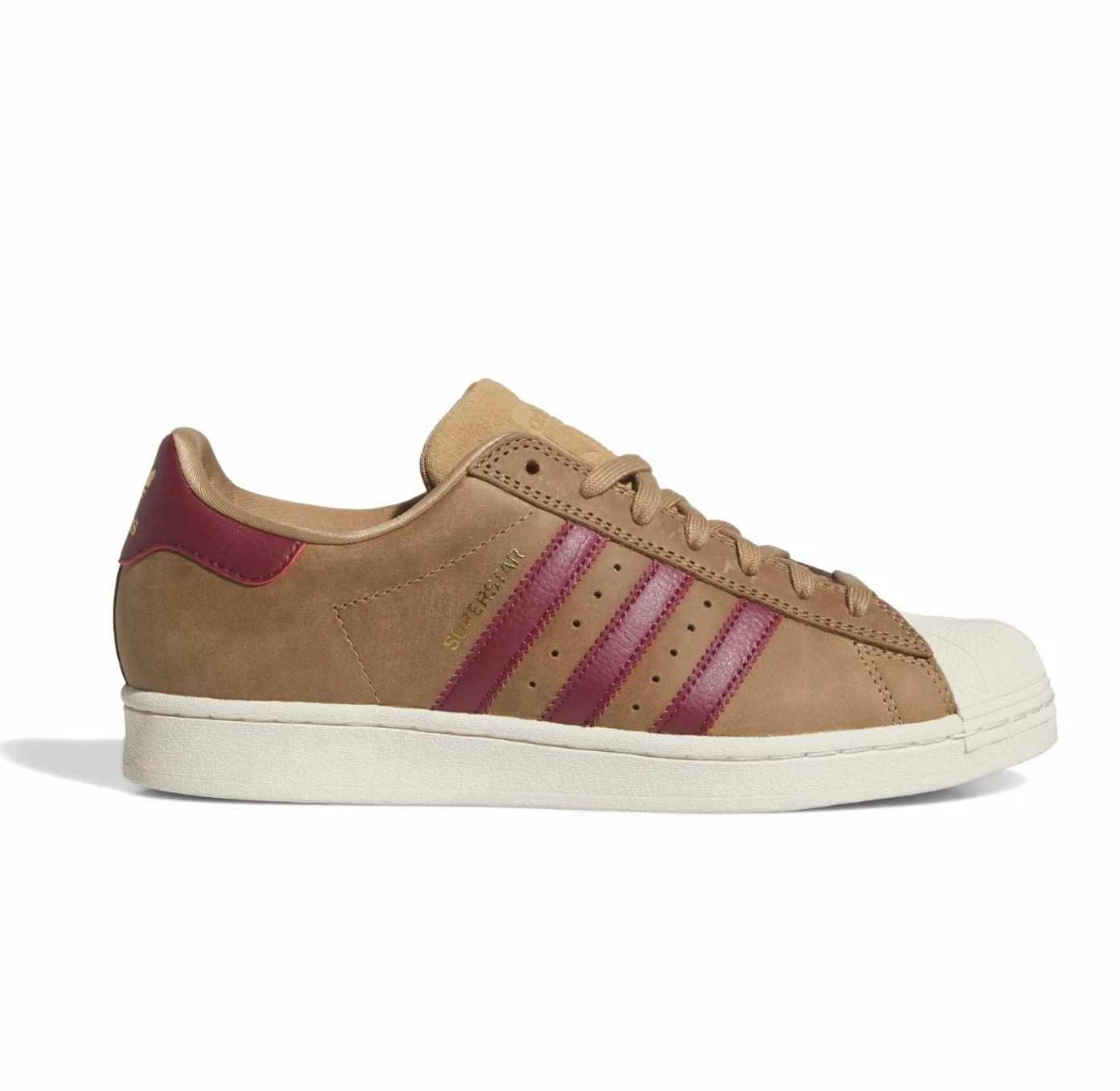Adidas Superstar ADV Shoes - Cardboard/Shadow Red/Gold Metallic