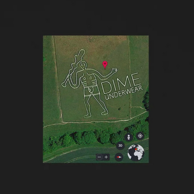 Dime 'GPS' T-Shirt - Black