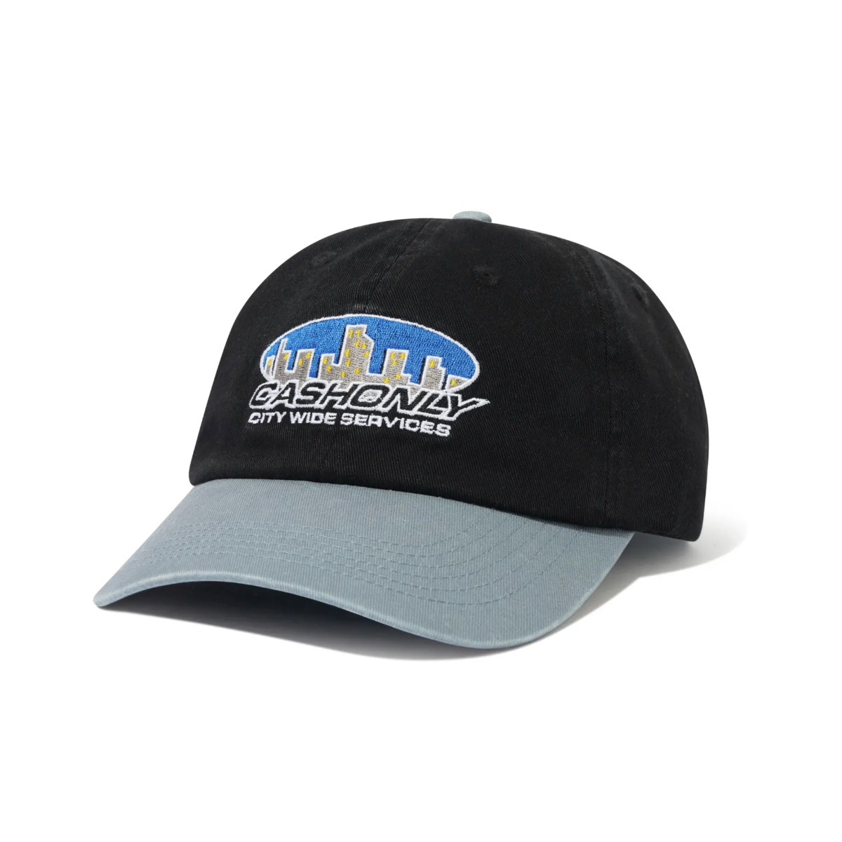 Cash Only City Wide 6 Panel Cap - Black