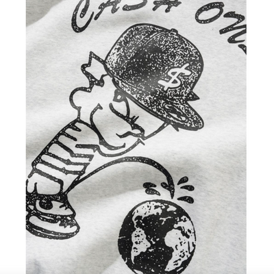 Cash Only 'FTW' Crewneck - Ash