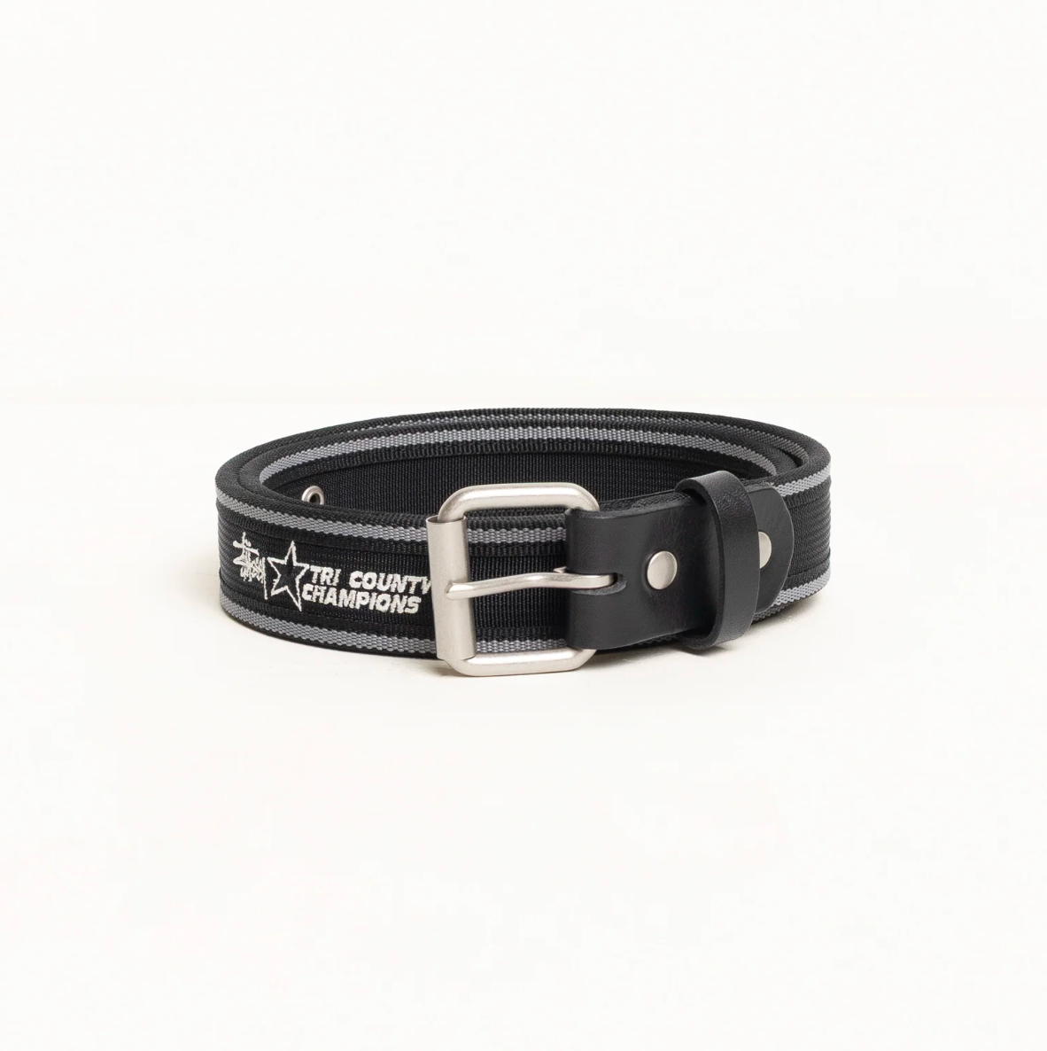 Stussy Tri County Webbing Belt - Black