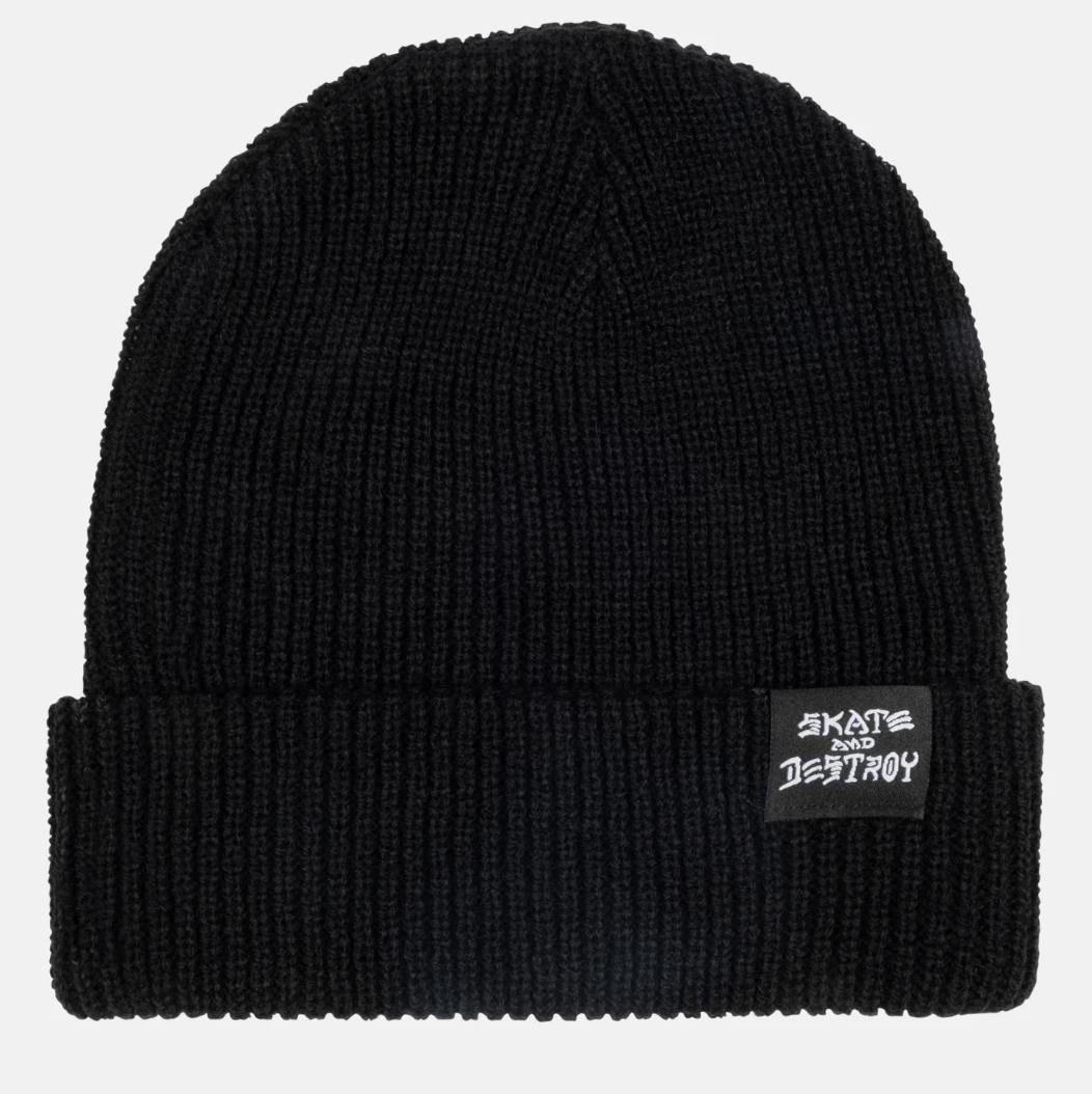 Thrasher Skategoat/Sad Beanie - Black
