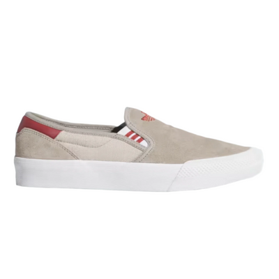 Adidas Shmoofoil Slip-On - Putty Beige / Preloved Ruby / Beige