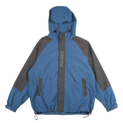 Theories Gale Shell Jacket - Steel Blue/Charcoal