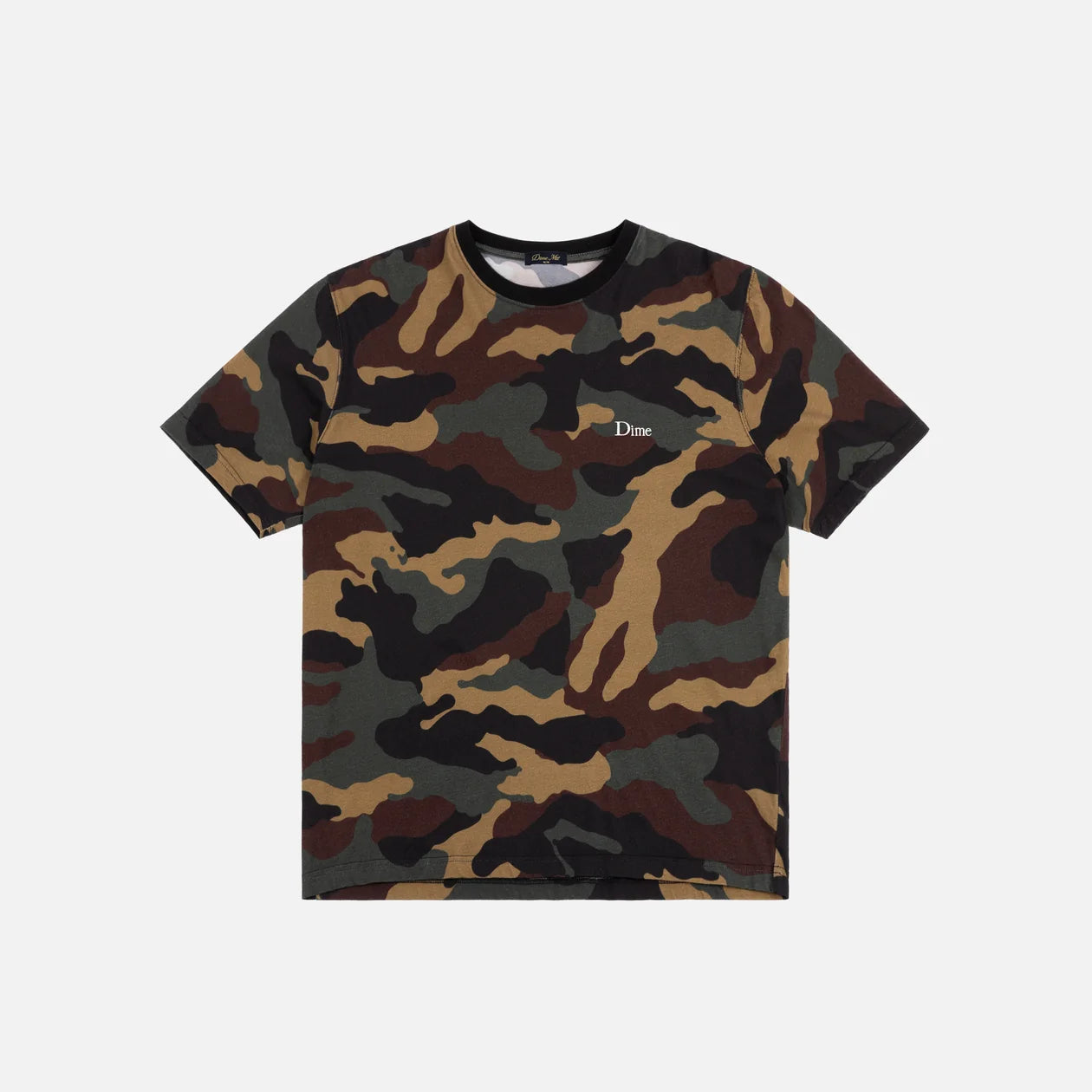 Dime Classic Logo T-Shirt - Dark Camo