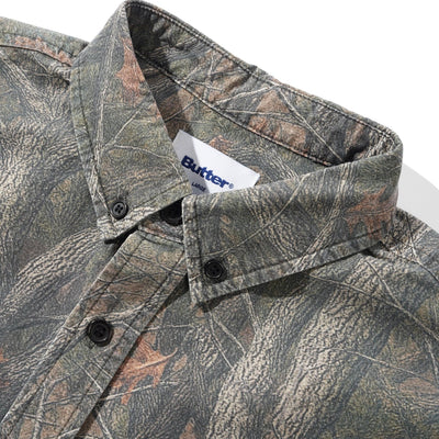 Butter Goods Yard Shirt - Forest Camo