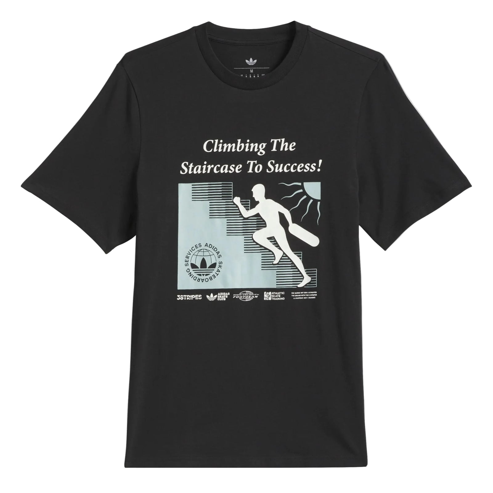 Adidas Stairs Corp Solutions T-Shirt - Black