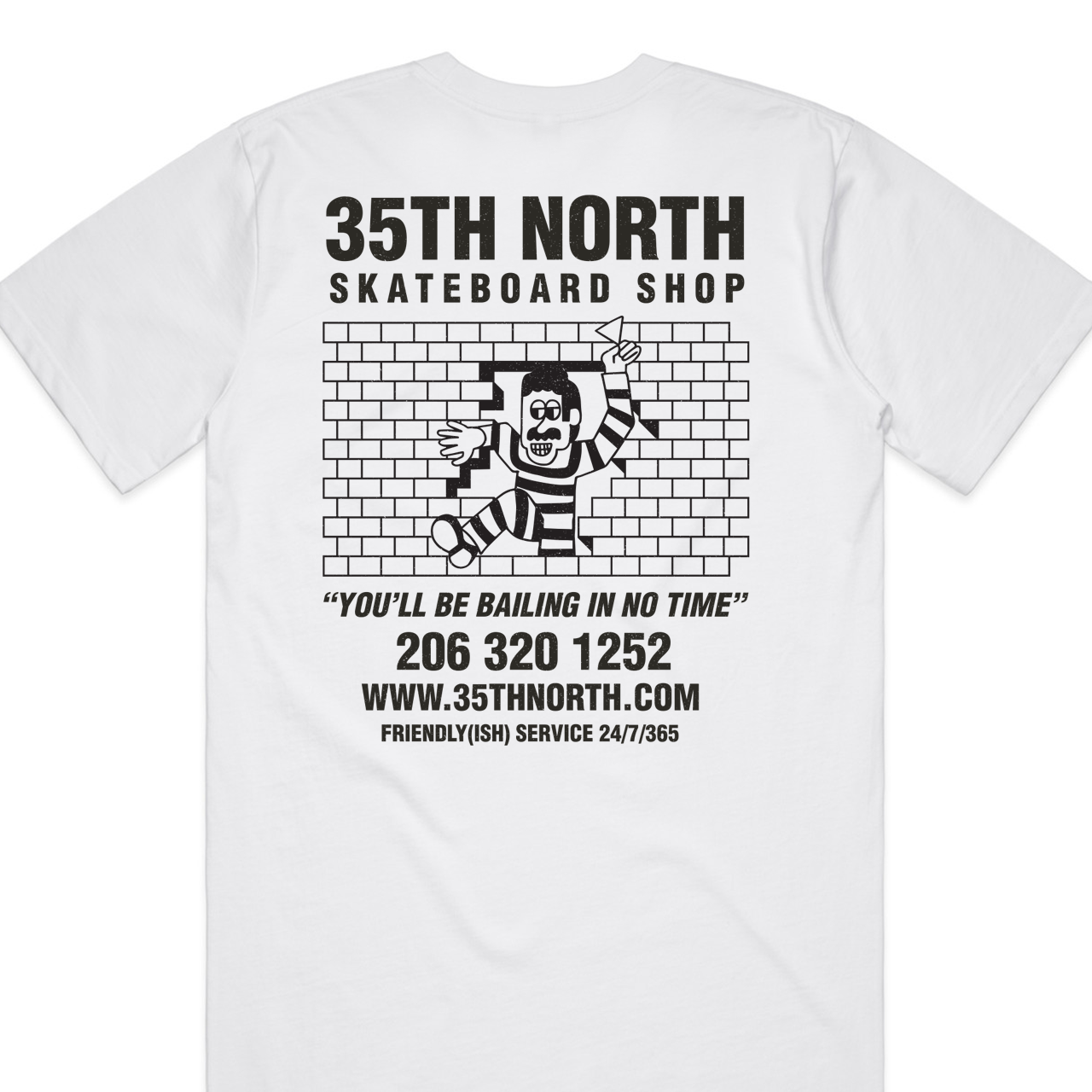 35th North Bail Tshirt - White