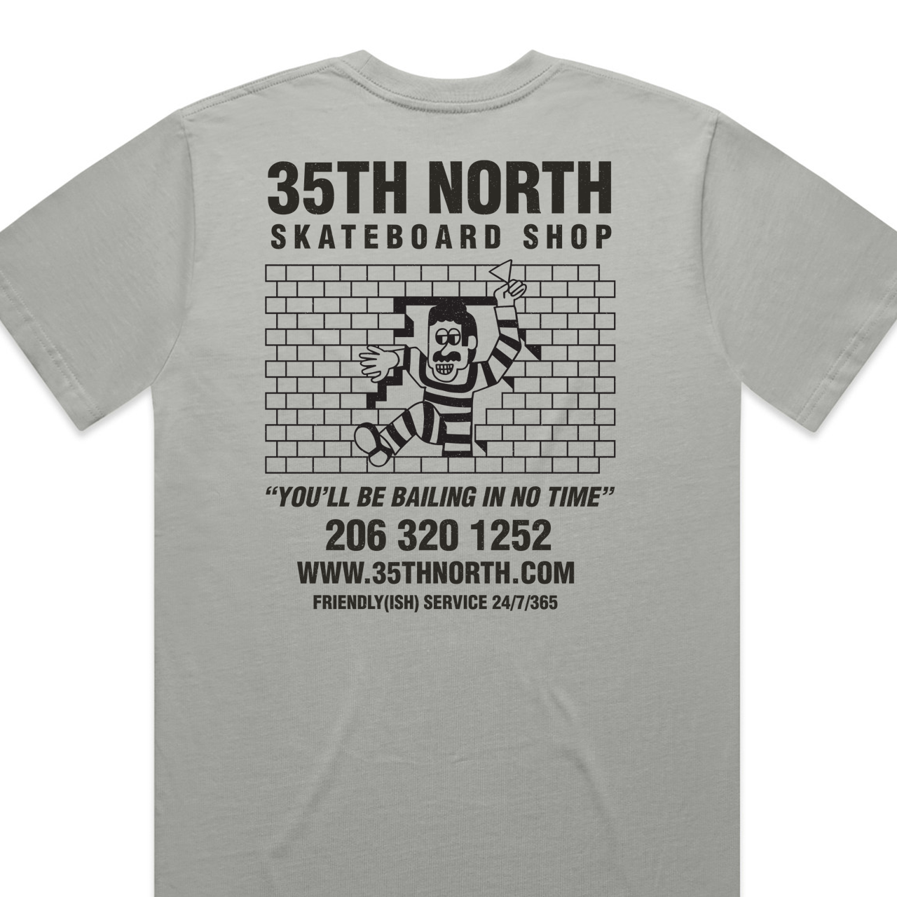 35th North Bail Tshirt - Strom Grey