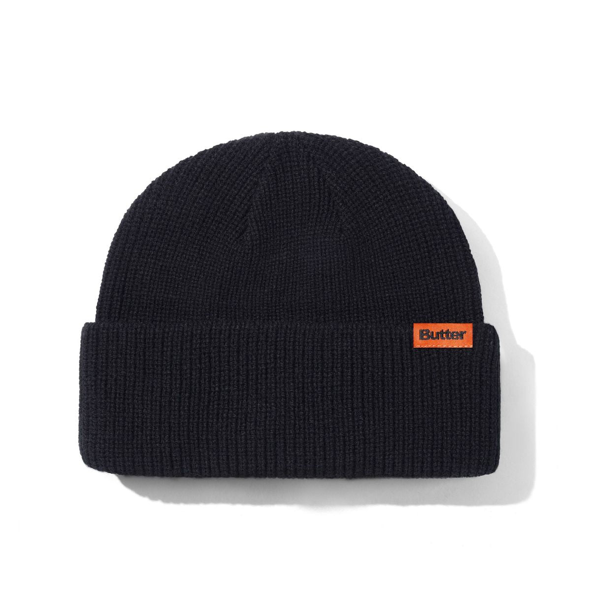 Butter Goods Tall Wharfie Beanie - Black